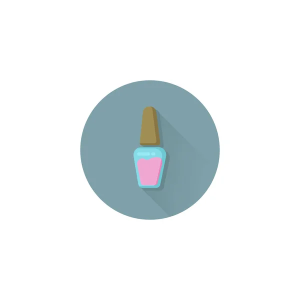 nail polish colorful vector flat icon