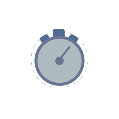 Zamanlayıcı renkli vektör düz simgesi