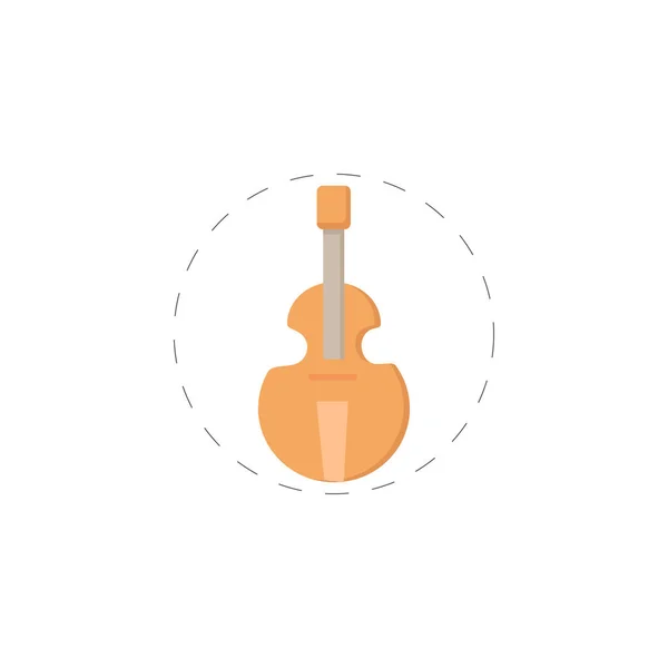 Cello färgglada vektor platt ikon för mobila koncept och webbappar design. — Stock vektor
