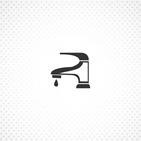 Wasserhahn-Vektor-Symbol für mobiles Konzept und Web-Apps-Design — Stockvektor