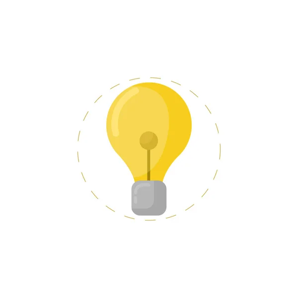 Bulb vector icon for mobile concept and web apps design — Stock vektor