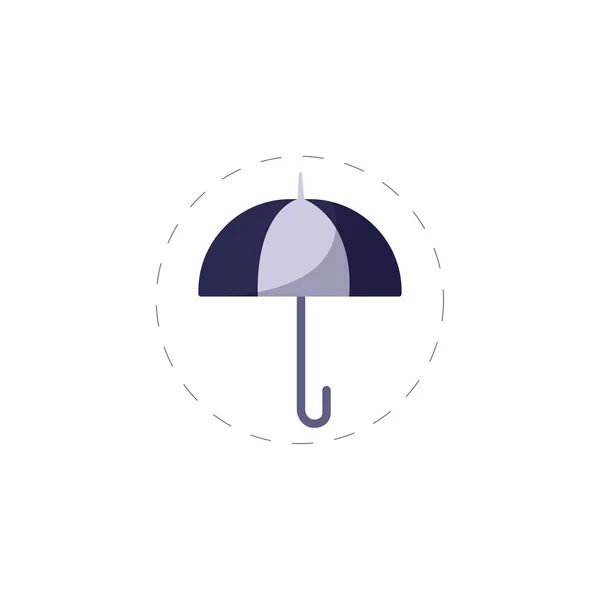 Umbrella vector icon for mobile concept and web apps design — Stock Vector