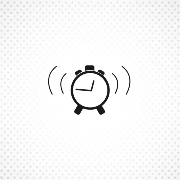 Icono de vector de reloj despertador para el concepto móvil y el diseño de aplicaciones web — Archivo Imágenes Vectoriales