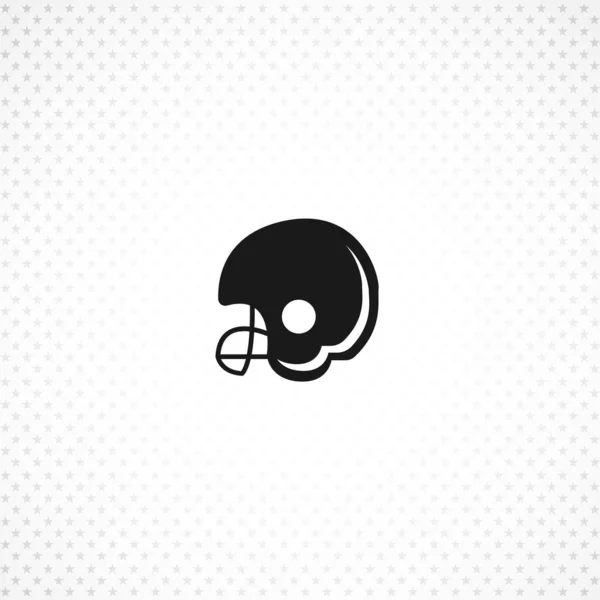 Icône vectorielle de casque de football pour le concept mobile et la conception d'applications Web — Image vectorielle