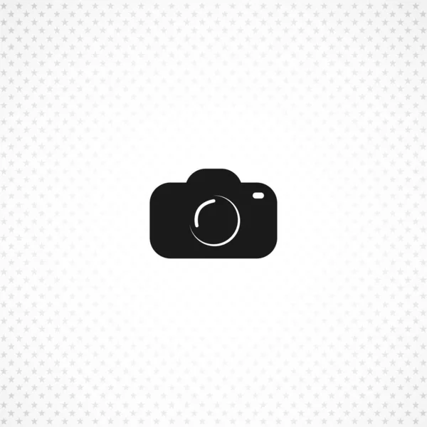 모바일 개념 및 웹 앱 설계용 카메라 벡터 아이콘 — 스톡 벡터
