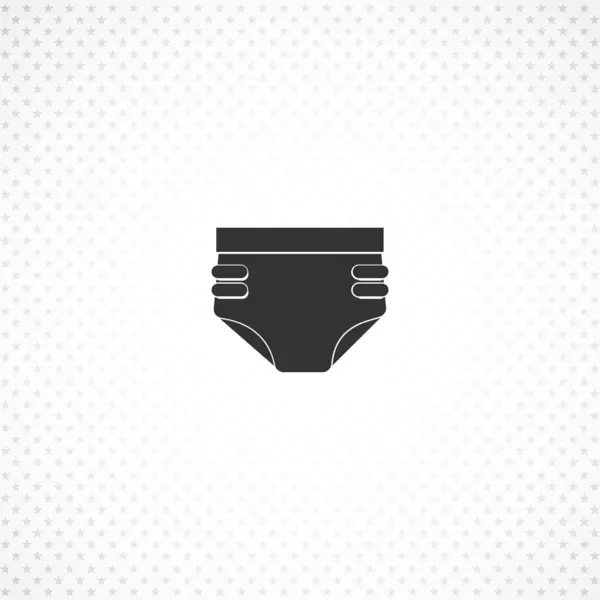 Diaper glyph icon, baby and nappy, hygiene vector icon for mobile concept and web apps design — 图库矢量图片