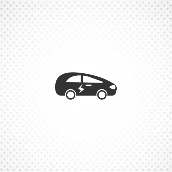 Electric car vector icon for mobile concept and web apps design — Stock Vector