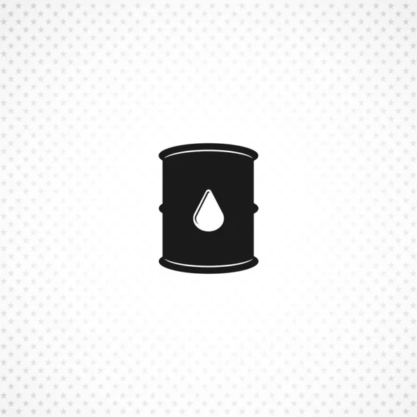 Oil drum container. barrel vector icon on white background — 스톡 벡터