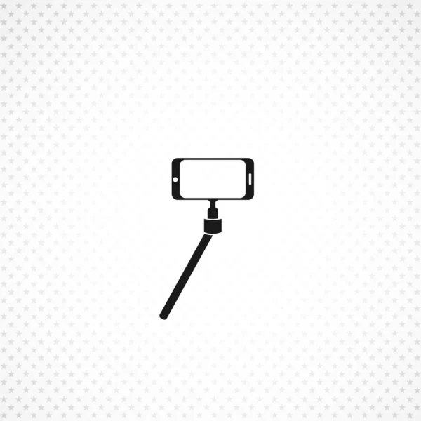 Selfie stick vector icono para el concepto móvil y el diseño de aplicaciones web — Vector de stock