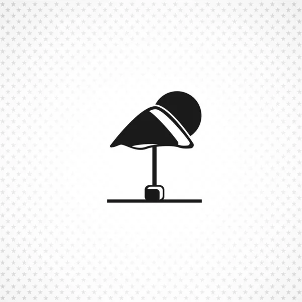 Векторная иконка Sun Umbrella для мобильного дизайна и веб-приложений — стоковый вектор