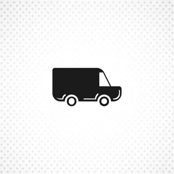 Векторна піктограма Delivery van для мобільної концепції та дизайну веб-застосунків — стоковий вектор