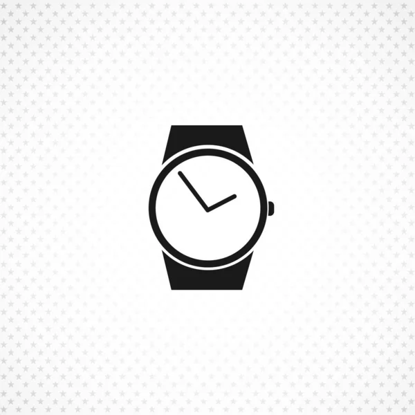 Icône vectorielle montre main pour le concept mobile et la conception d'applications Web — Image vectorielle