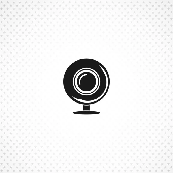 Webcam vector icon for mobile concept and web apps design — Stock Vector