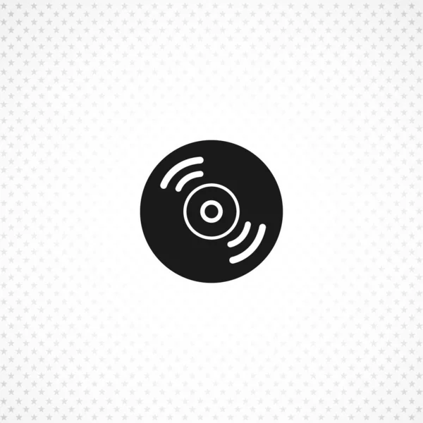 Plaque de musique icône vectorielle sur fond blanc — Image vectorielle
