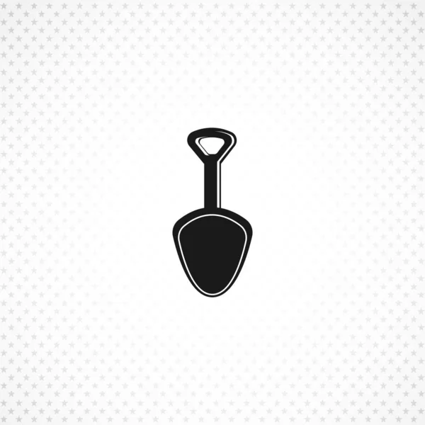 Mini Shovel ikona na bílém pozadí — Stockový vektor