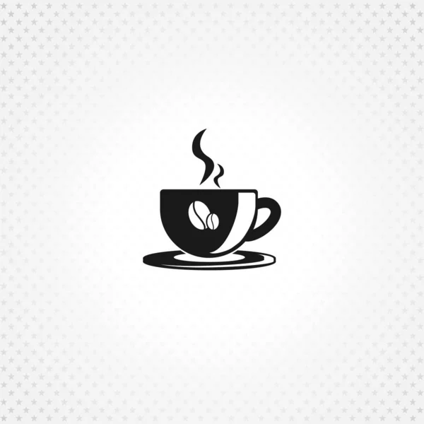 Cup of coffee icon on white background — Stock Vector
