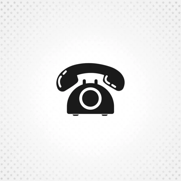 Εικονίδιο τηλεφώνου σε λευκό φόντο — Διανυσματικό Αρχείο