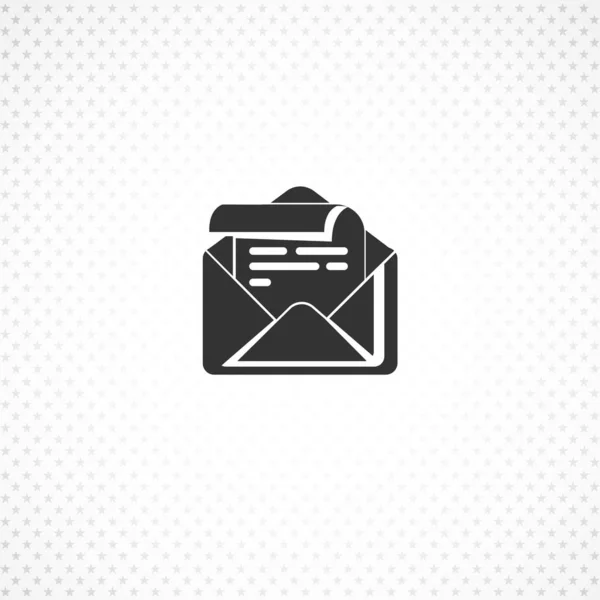 Letter envelope. mail icon on white background — ストックベクタ