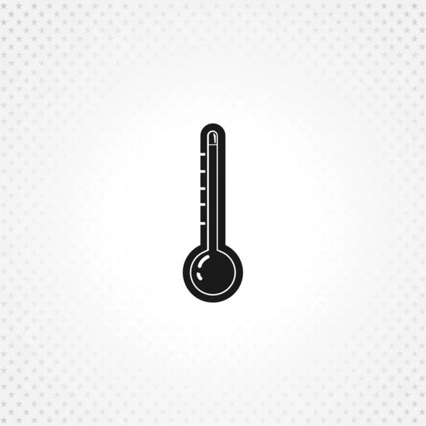 Weather thermometer icon on white background — Stock Vector