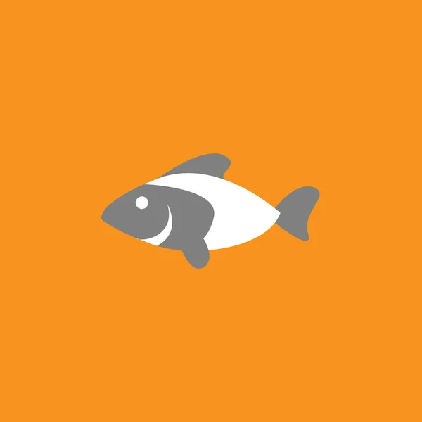 Ilustração vetorial plana isolada de peixes — Vetor de Stock