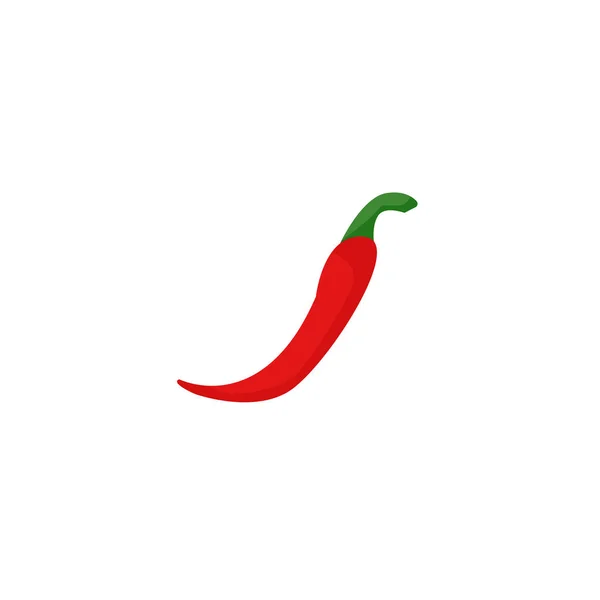 Chili Pepper flat illustration on white background — ストックベクタ