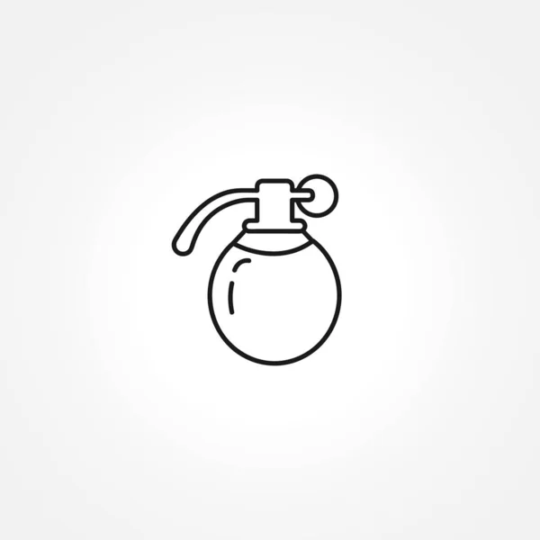 Hand grenade icon on white background — ストックベクタ