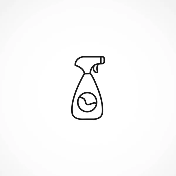 Wiping sprayer tool icon on white background — ストックベクタ