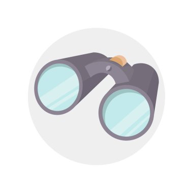binoculars icon. isolated design element clipart