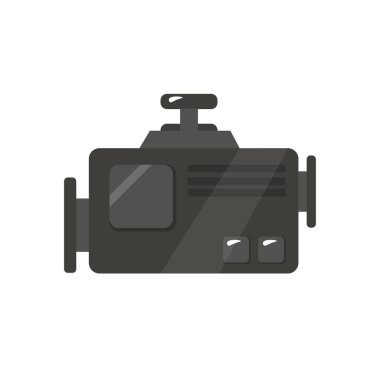Çizim için motor tasarımı ögesi. düz simge
