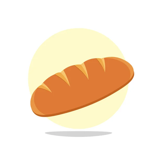 Bread Design Element Illustration Flat Icon — Stock Vector