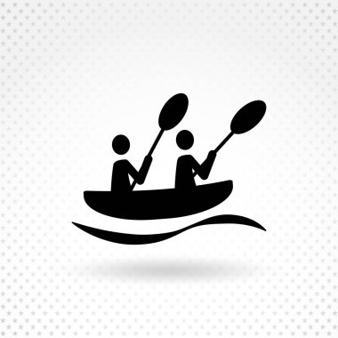 Kano resimli resim ikonu. Asgari izole simge.