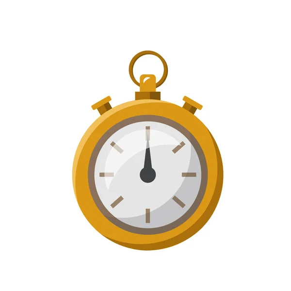 Elemento Design Illustrazione Timer Cronometro Icona Piatta — Vettoriale Stock
