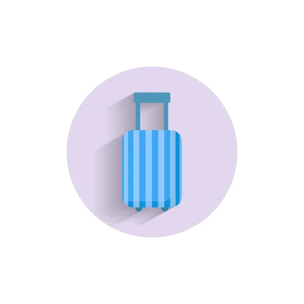 Suitcase Icon Flat Design Style Modern Vector Illustration Isolated Stylish — Stock Vector