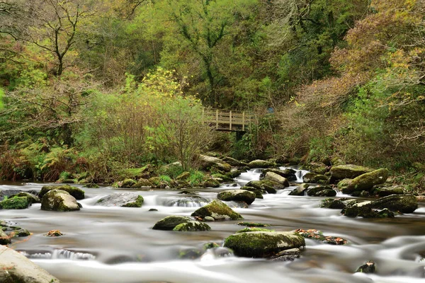 Watersmeet w Devon — Zdjęcie stockowe