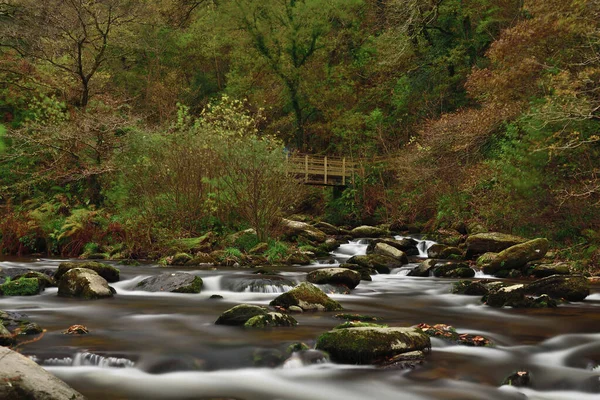 Watersmeet w Devon — Zdjęcie stockowe