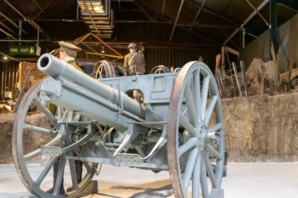 Bovington Dorset United Kingdom February 9Th 2020 77Mm Felkanode Neu — Stock Photo, Image