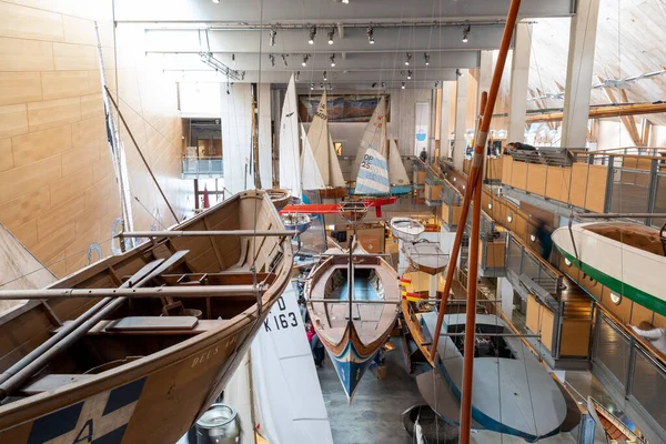 Falmouth Cornwall Reino Unido Febrero 2020 Vista Interior Del Museo — Foto de Stock