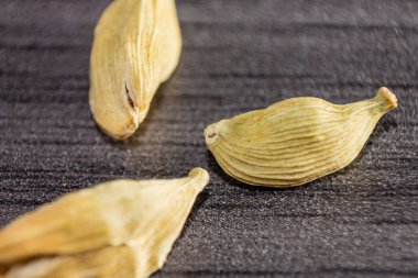 aromatik baharatlar, biber yakın çekim ve kakule