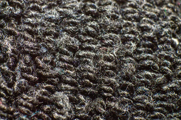 macro landscape of sock material made