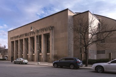 Syracuse, Ny - 14 Ocak 2020: Onondaga Bölgesi Savaş Anıtı.
