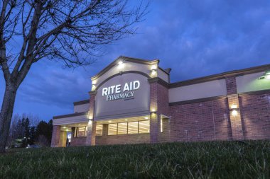 New Hartford, New York - 1 Nisan 2020: Rite-Aid Corporation, Amerika Birleşik Devletleri 'nin en büyük ilaç ve eczane zinciri..