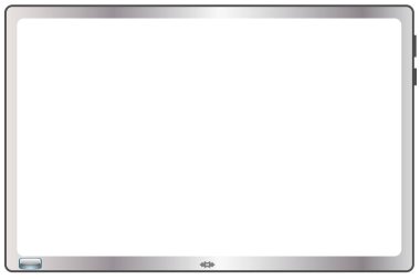 3d Resim Tableti Pc beyaz arkaplanda izole edildi