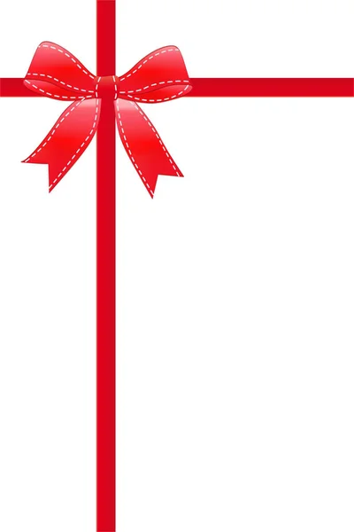 Deutscher Weihnachts- oder Geburtstagsgutschein Hintergrund mit Schleife — Stockfoto
