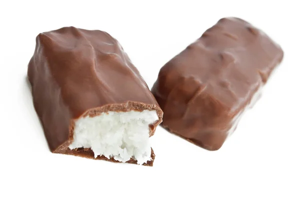 Llenado de chocolate y coco —  Fotos de Stock