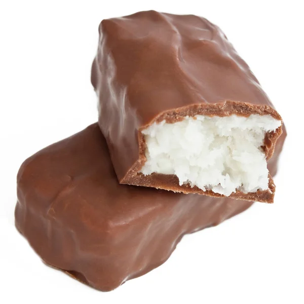 Llenado de chocolate y coco —  Fotos de Stock