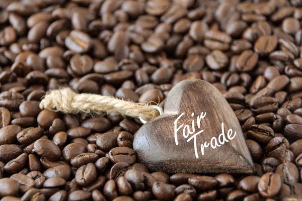 Cafea și inimă — Fotografie, imagine de stoc