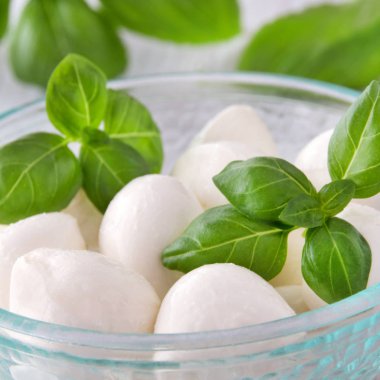 mozzarella ve fesleğen
