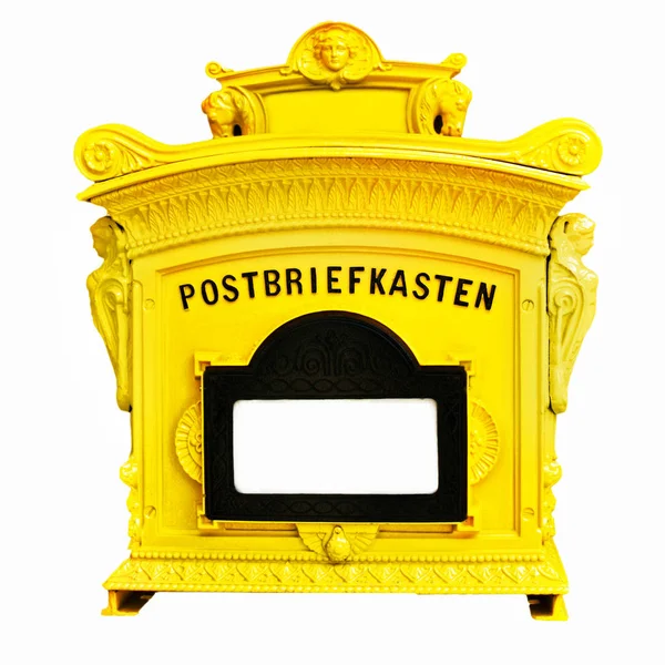 Postbriefkasten - Buzón alemán —  Fotos de Stock