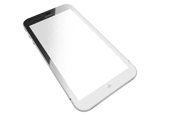 Illustration 3d Smartphone isolé sur fond blanc — Photo