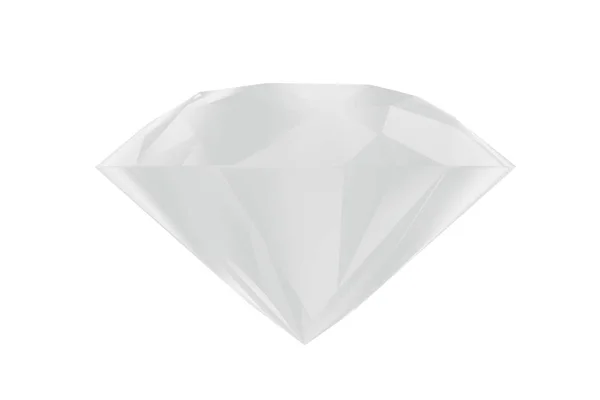 Diamond isolated on white background — Stock Photo, Image